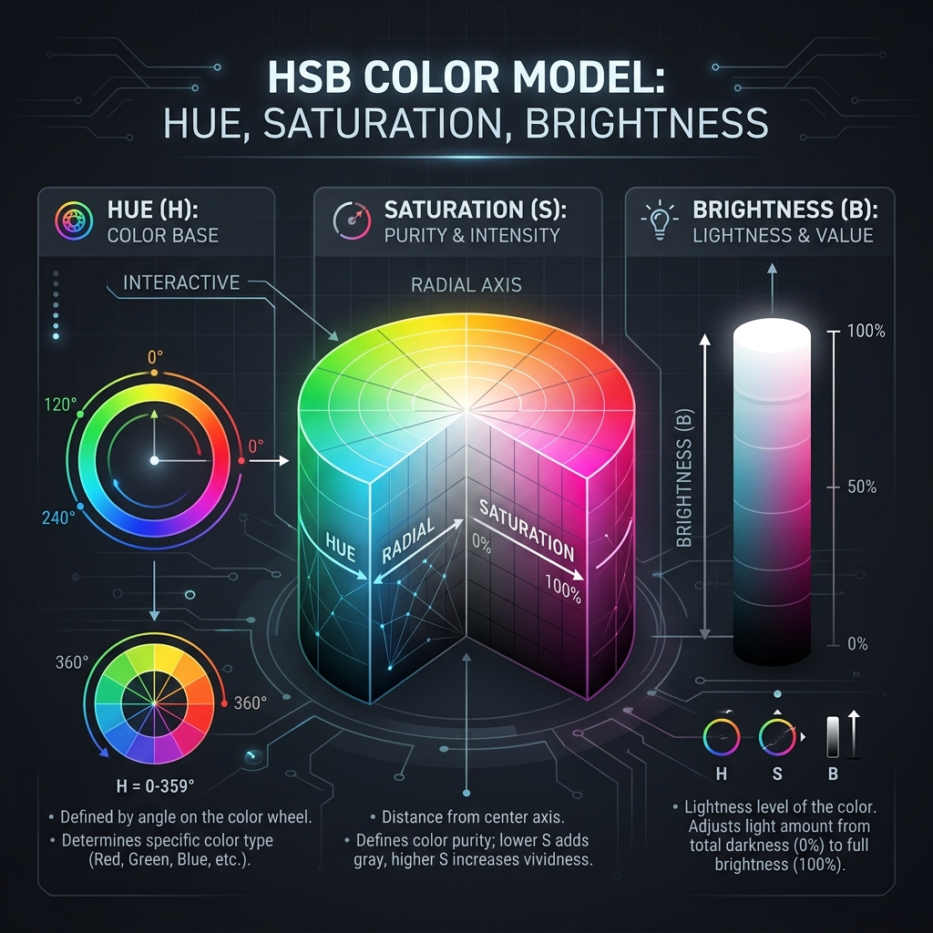 Математическая модель HSB